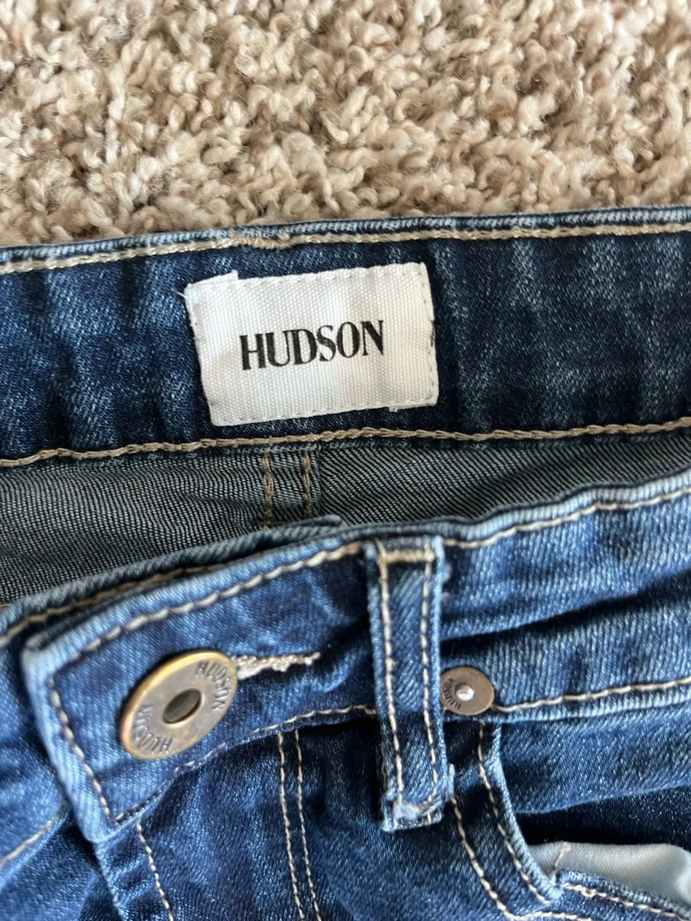 Hudson Jeans boys 14 Indigo Slim Straight Jeans